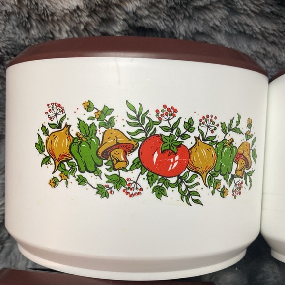 NWOT 4 VINTAGE 70s Spice of Life Canisters with lids Sterilite - Picture 6 of 16